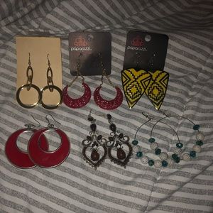 Lot of 6 pairs earrings